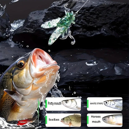 20PCS/Box Bionic Fly Fishing Bait Soft Hook for Salmon Trout