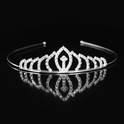 Elegant Crystal Princess Tiaras for Girls Wedding Party Hair Accessories