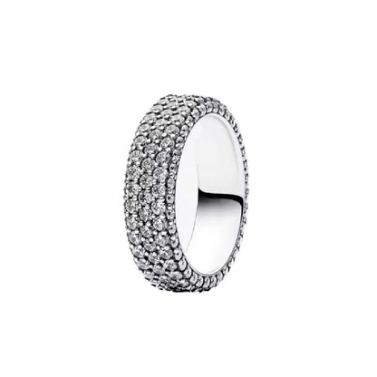 Elegant 925 Sterling Silver Zircon Ring for Women Mother's Day Gift B4972