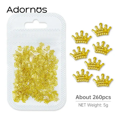 Resin Filling Metal Rivet Moon Stars Nail Art Decorations Mixed Beach Ocean Style Jewelry DIY Charms 5g-XYLD-16