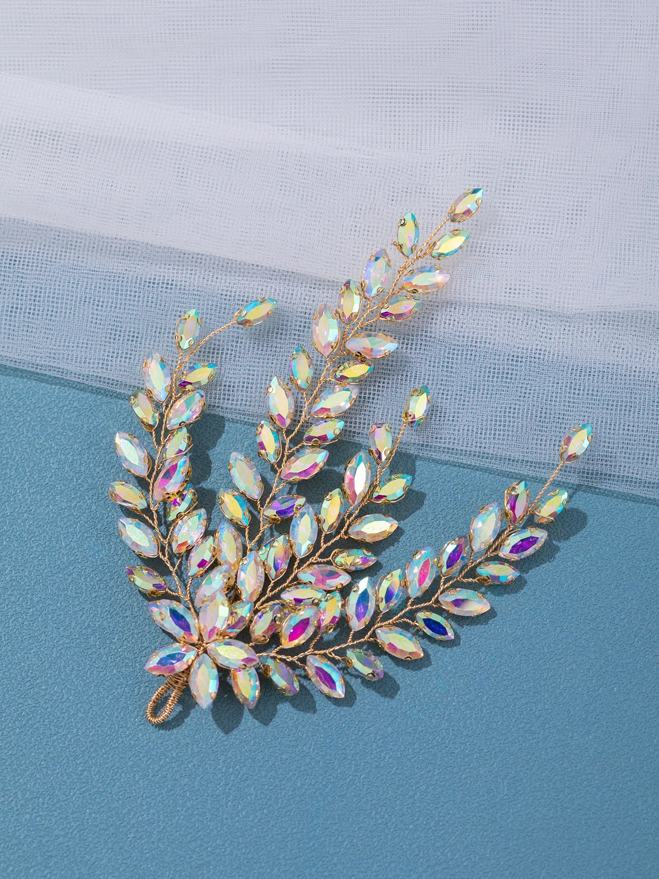 Luxury Crystal Bridal Tiara Headpiece for Women and Girls