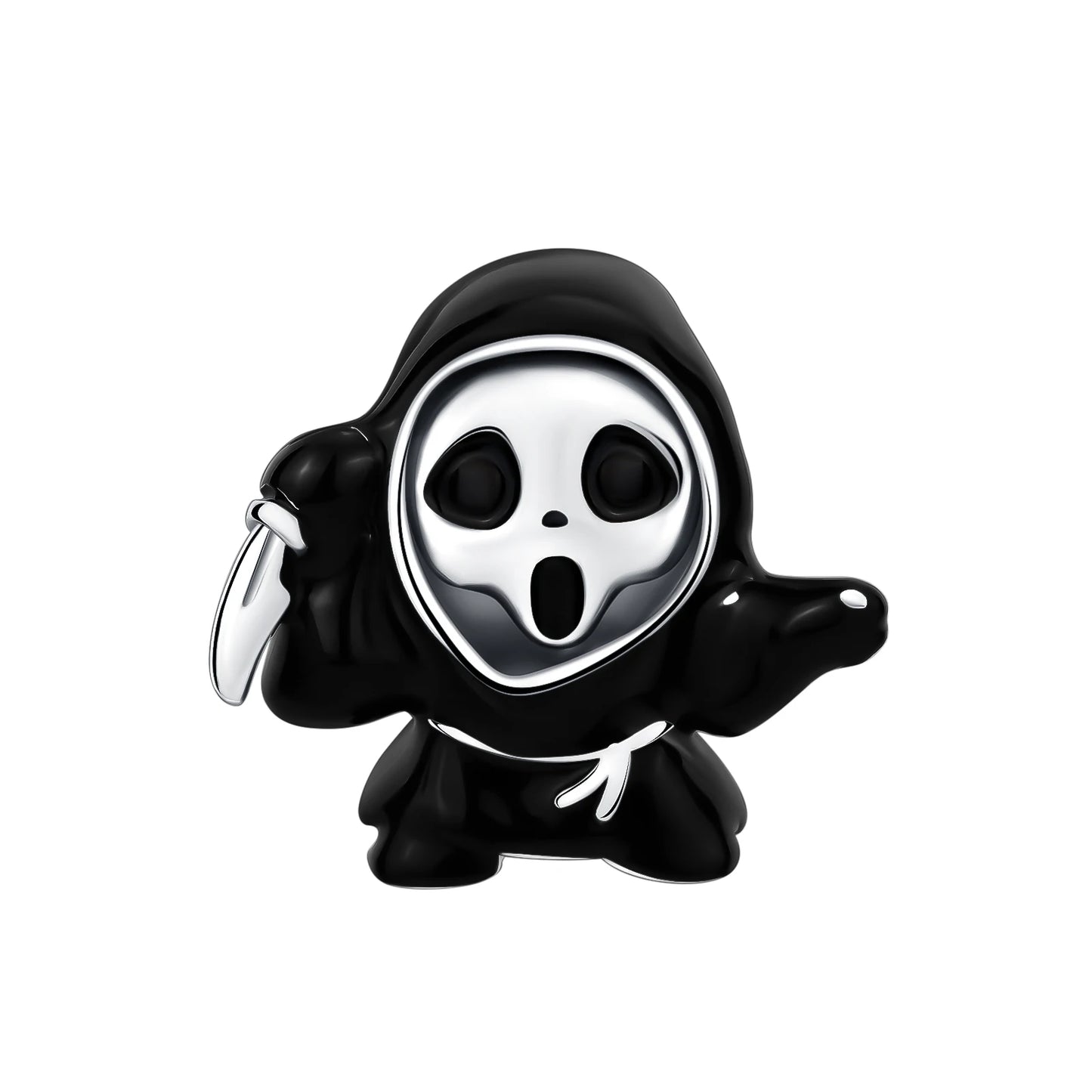 Sterling Silver Halloween Skull Bat Pumpkin Charm Pendant for DIY Jewelry SCR6331