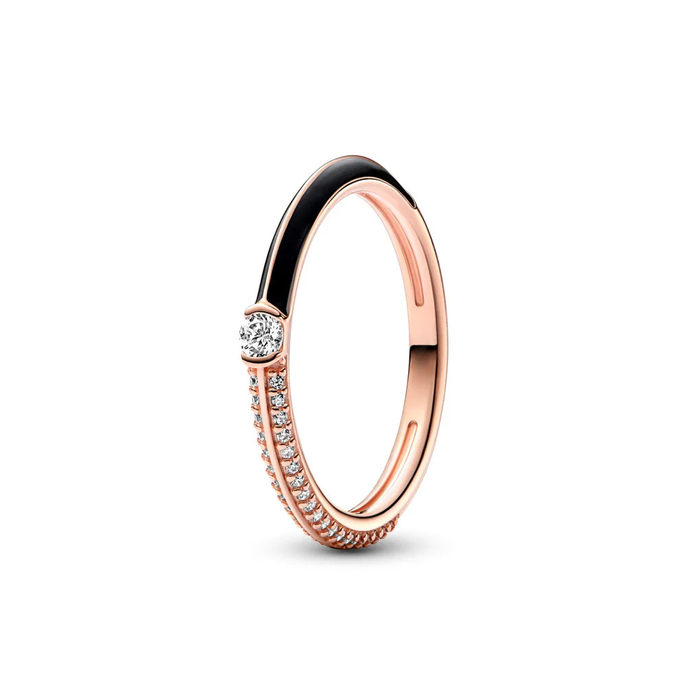 Heartfelt Elegance Red Pink Heart Zircon Ring for Women Sizes 6 to 9 PAR331