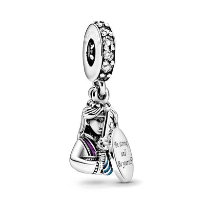 925 Silver Teddy Bear Beads and Mouse Pendant for European Original Bracelet DIY Exquisite Jewelry