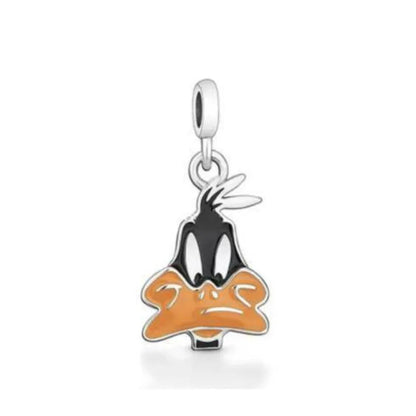 925 Sterling Silver Luggage Box Beads Rabbit Cat Pendant for DIY European Charm Bracelets Exquisite Zircon Jewelry