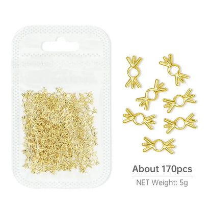 Resin Filling Metal Rivet Moon Stars Nail Art Decorations Mixed Beach Ocean Style Jewelry DIY Charms 5g-BBTTZLD-4