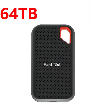 AEVYVKV Portable 1TB SSD External Solid State Drive High Speed 4TB Hard Disk Large Capacity 128TB Storage Compatible with Laptops Phones and Mac