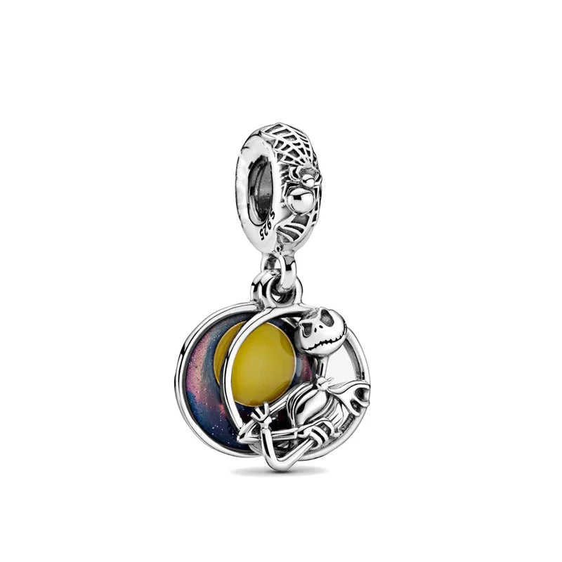 925 Silver Dress Pendant Charms for European Bracelets P163