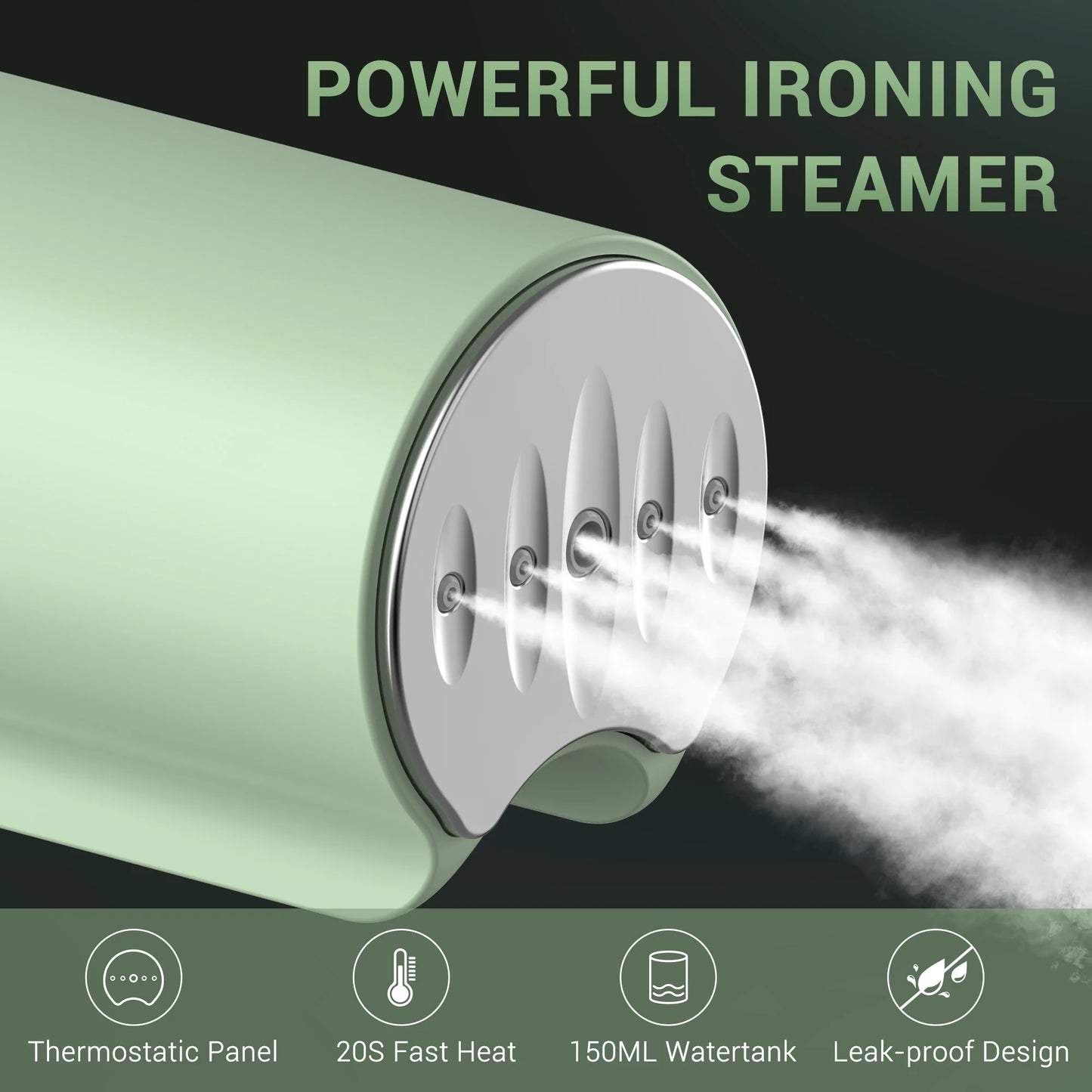1000w Handheld Garment Steamer Iron Portable Mite Removal
