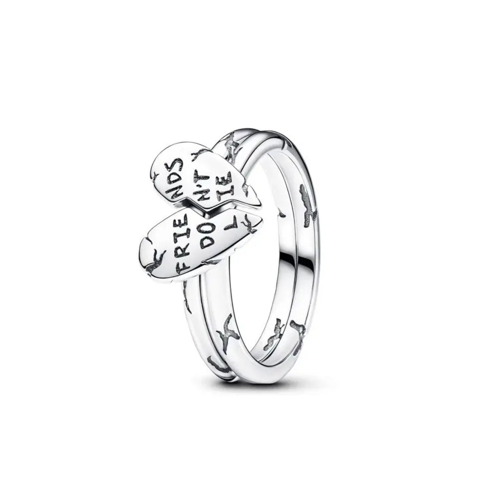 925 Sterling Silver Heart Stone Ring for Women with White Zircon Elegant Wedding and Party Jewelry Sizes 6 to 9 P2237