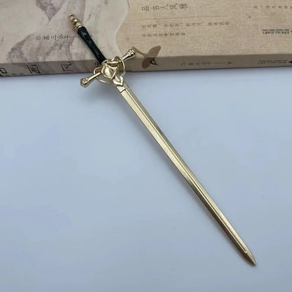 Vintage Chinese Style Ruby Sword Hairpins for Women