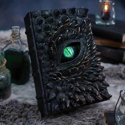 3D Halloween Dragon Eye Resin Book Decoration Ornament