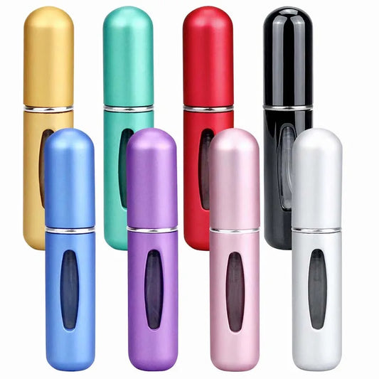 Mini Perfume Atomizer 5ml Refillable Travel Spray Bottle Portable Cosmetic Dispenser