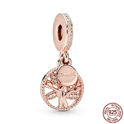 Original 925 Sterling Silver Ocean Pearl Shell Octopus Charm Bead Jewelry Set for Summer Romantic Style