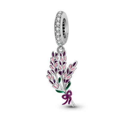 Sterling Silver Four-Leaf Clover Charm Bracelet for Women B370