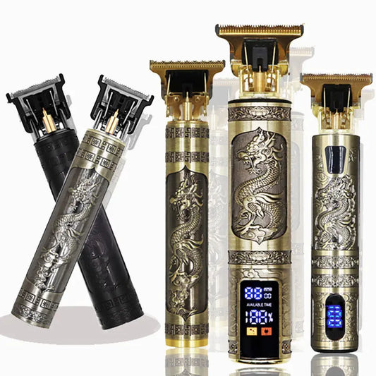 OHS T9 Cordless Electric Hair Clipper and Shaver for Men Fast Charging Floating Head Trimmer Waterproof Razor for Home and Travel