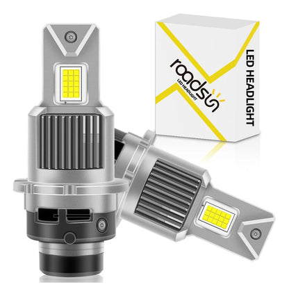 Dual Pack High-Power LED Headlight Bulbs 300W Canbus Error-Free Xenon Upgrade 12V 24V Plug and Play