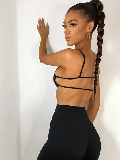 Summer Backless Sexy Camisole Women Strap Slim Beach Top 2025 Sleeveless Streetwear Korean Strap Sensual Tank Top