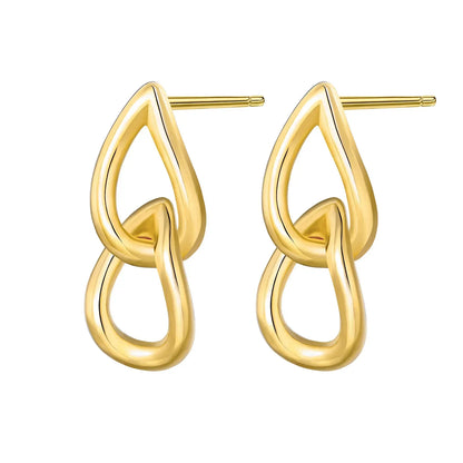 925 Sterling Silver Gold Hoop Earrings Halloween Pumpkin Skull Christmas Tree Zircon Studs for Women DIY Jewelry