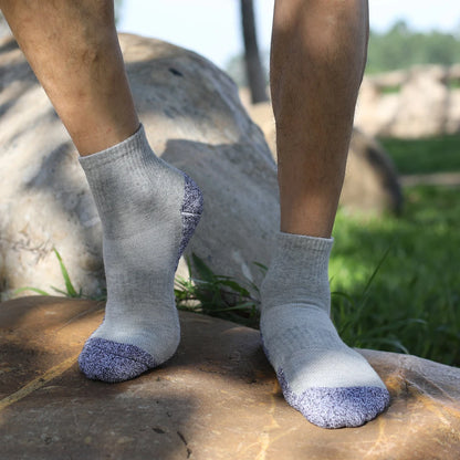 Breathable Cotton Midcalf Sports Socks Thick Towel Bottom