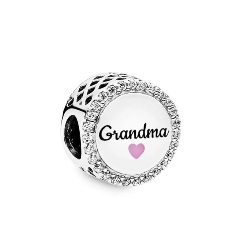 Spring Butterfly Heart Enamel Flower Charm Bead for Bracelets and Necklaces