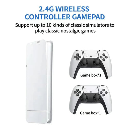 M15 Game Stick Mini Handheld TV Console With 64GB 20000 Retro Games Wireless Gamepads HD Output Two Player PS1 Support