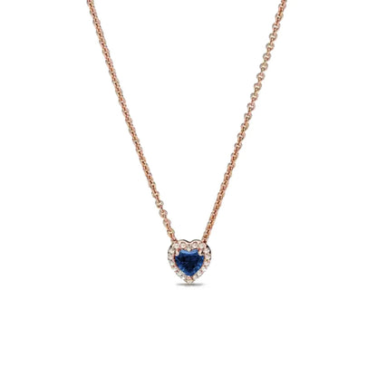 Zircon Love Heart Pendant Necklace Top Rated DIY Jewelry Charm for Women B5769