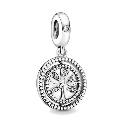 Charming 925 Silver Character Pendant for European Bracelet DIY Jewelry B292