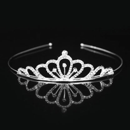 Elegant Crystal Princess Tiaras for Girls Wedding Party Hair Accessories