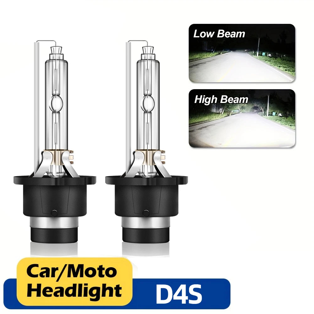 Universal 12V Xenon LED Headlight Bulb Replacement Kit 6000K Brightness with 360 Degree Beam Angle