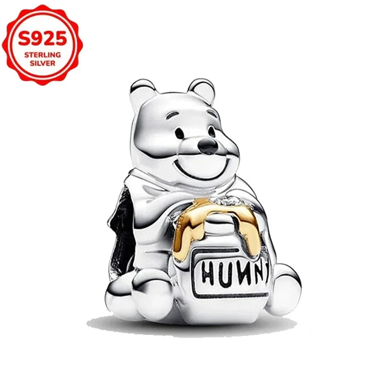 Disney 925 Sterling Silver Pixar Character Bead Charm