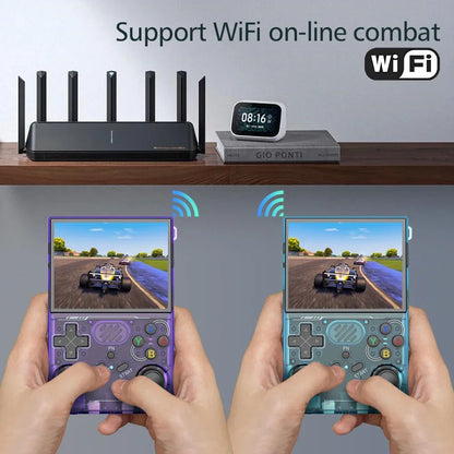 BOYHOM R36XX 3.5 Inch IPS Portable Handheld Game Console Linux Built In WiFi Retro 15000 Plus Games Type C Rechargeable Birthday Gift