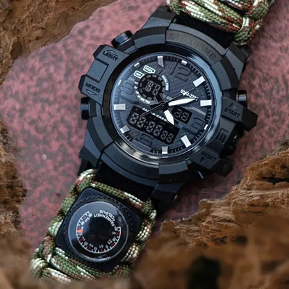 Outdoor Survival Watch Multifunctional Waterproof Tactical Bracelet