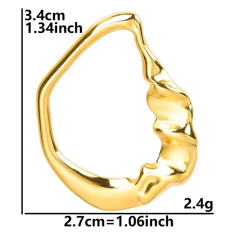 4Pcs Lot Stainless Steel Geometric Hammered Heart Dangle Charms for DIY Jewelry Making S1314-G