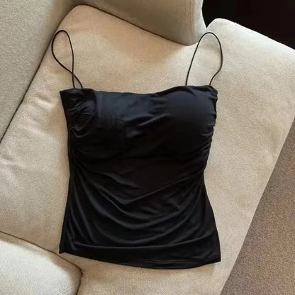Women's Sleeveless Top Tank Underwear Fitted Camisole