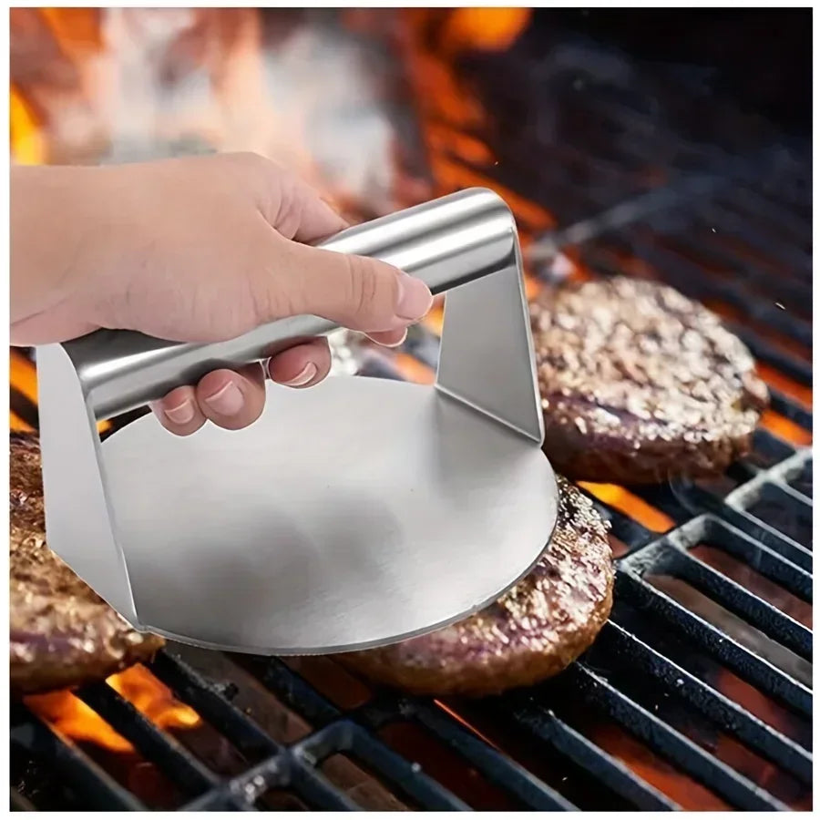 Stainless Steel Smash Burger Press for Perfect Patties Mold