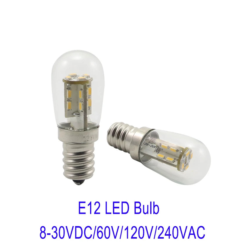 MZLTL E12 LED Bulb 12V to 220V 360 Degree Warm and Cool White Long Life Lighting