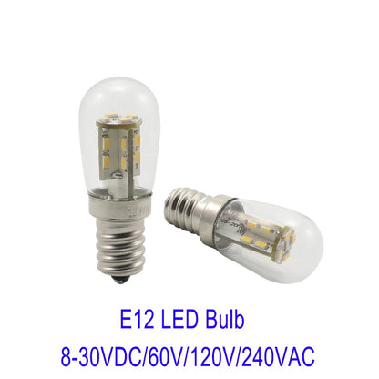 MZLTL E12 LED Bulb 12V to 220V 360 Degree Warm and Cool White Long Life Lighting