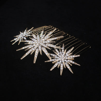 Bridal Crystal Hair Comb - Elegant Hair Clips & Pins for Brides