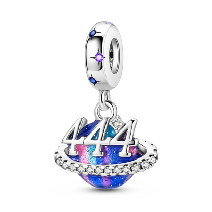 Silver Plated Eternal Symbol Charms Luminous Star Beads Love Dangle Safety Chain for Original Bracelet DIY Jewelry