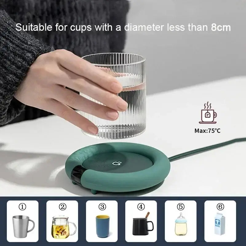 Smart Coffee Mug Warmer for Tea Milk Home Office Use