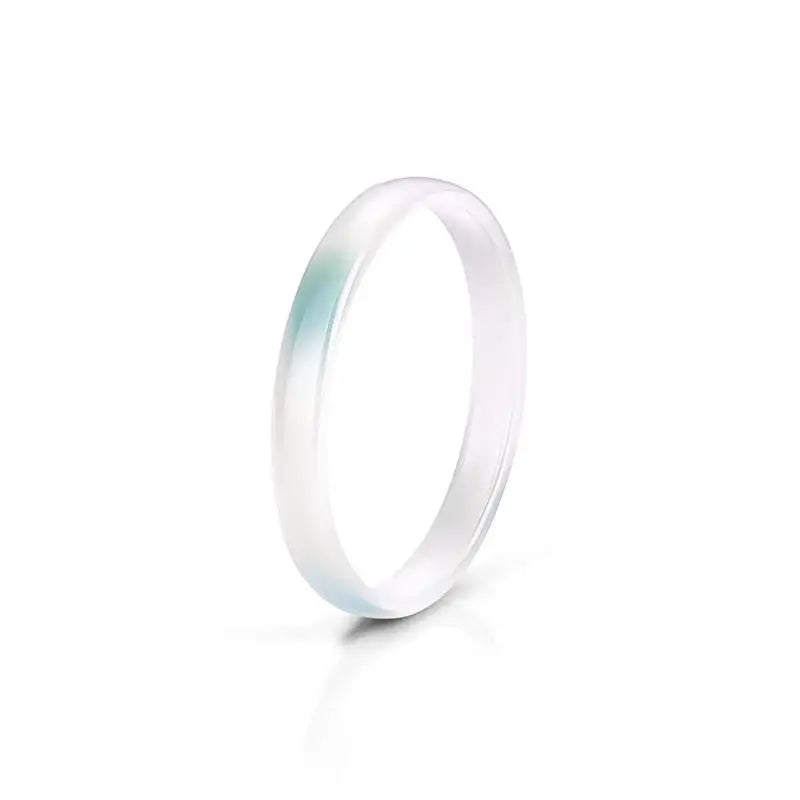 Jiayiqi Smooth Cut Ceramic Rings for Couples in Trendy Colors