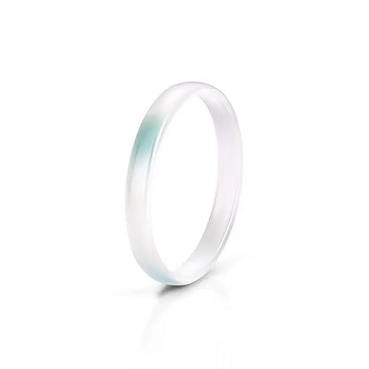 Jiayiqi Smooth Cut Ceramic Rings for Couples in Trendy Colors