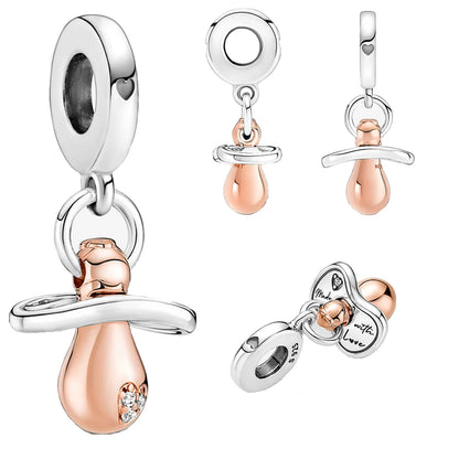 Silver Elegance Key Ring DIY Jewelry Accessory for Women 925 Sterling Silver HYC1075