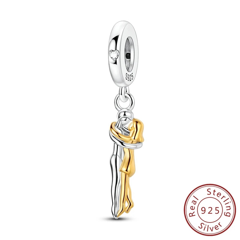 Elegant 925 Sterling Silver Turtle Pendant Beads for Bracelets KSC426