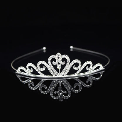 Elegant Crystal Princess Tiaras for Girls Wedding Party Hair Accessories
