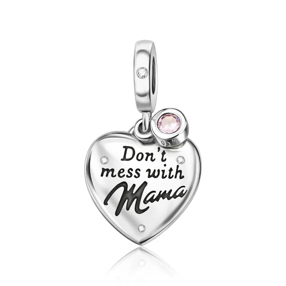 925 Sterling Silver Heart Wings Infinity Charm Gift Box Compatible with Pendant Bracelet Necklace for Ladies DIY Fine Jewelry