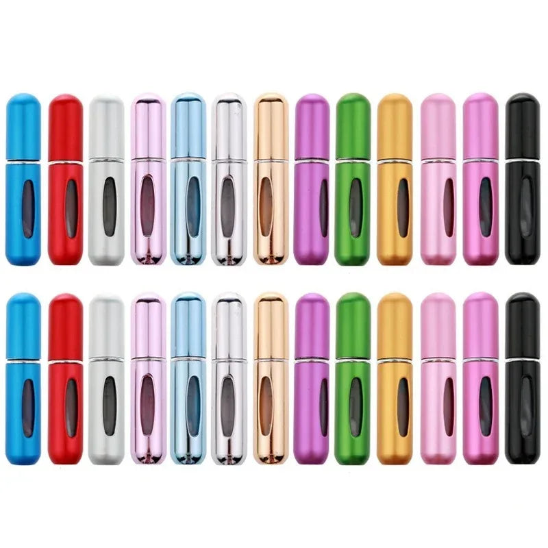 Mini Perfume Atomizer 5ml Refillable Travel Spray Bottle Portable Cosmetic Dispenser