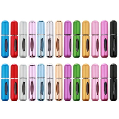 Mini Perfume Atomizer 5ml Refillable Travel Spray Bottle Portable Cosmetic Dispenser
