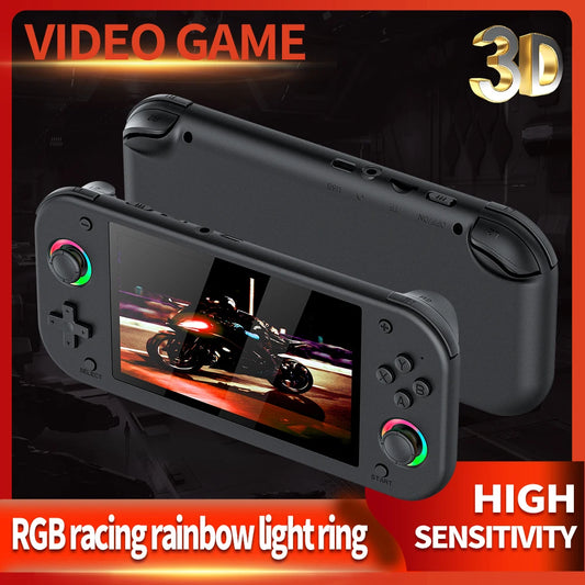 M26 Retro Handheld Game Console 5.1 Inch Screen 64GB 128GB Open Source Linux EmuELEC Portable Pocket Player 20000 Plus Games